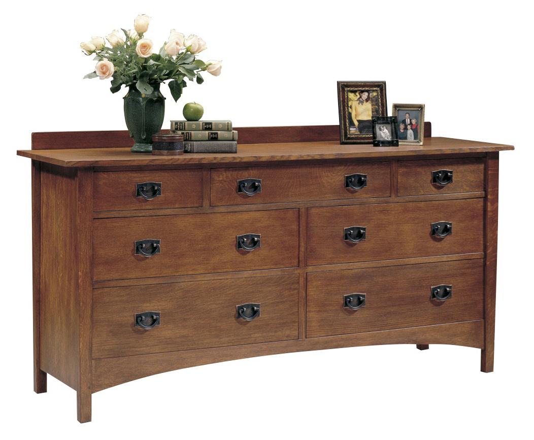 Stickley Oak Mission Classics Harvey Ellis Seven Drawer Dresser